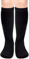 Sarfel Kids Soccer Socks Toddler Soccer Socks Girls Boys Soccer Socks Kids Tube Socks with Stripes Toddler Knee High Socks