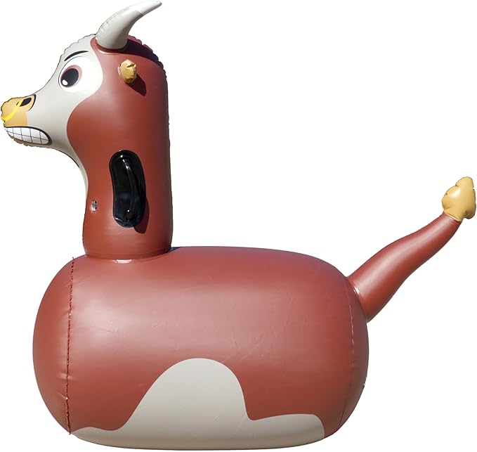 Hearthsong Hop N Go Inflatable Bull Riding Bouncy Hopping Toys - Image 2