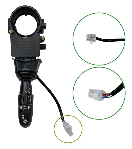 JOEEGO Combination Switch Assembly Compatible with Evolution EV Golf Cart D5 & D-Max Series, Replaces OEM# 2.04.1365