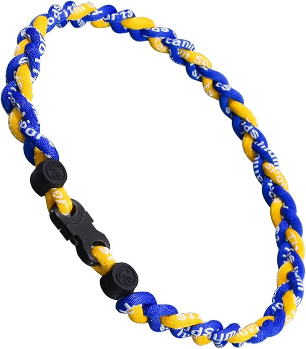 18inch Baseball Necklace,Fashion Tri-Braided Rope Tornado Necklace for Sports Fan