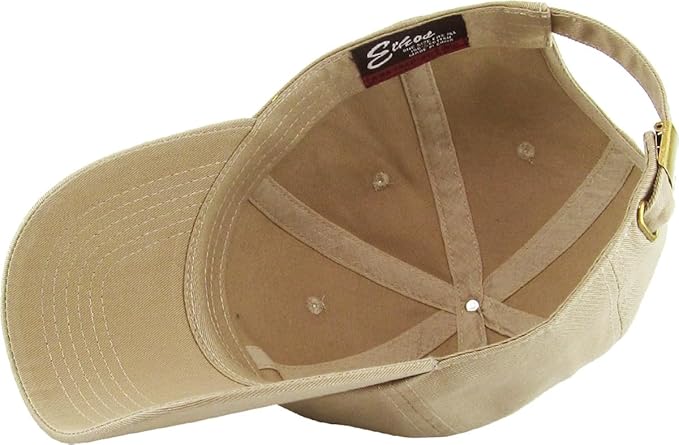 KBETHOS Classic Unisex Cotton Adjustable Low Crown Baseball Cap – Plain Dad Hat