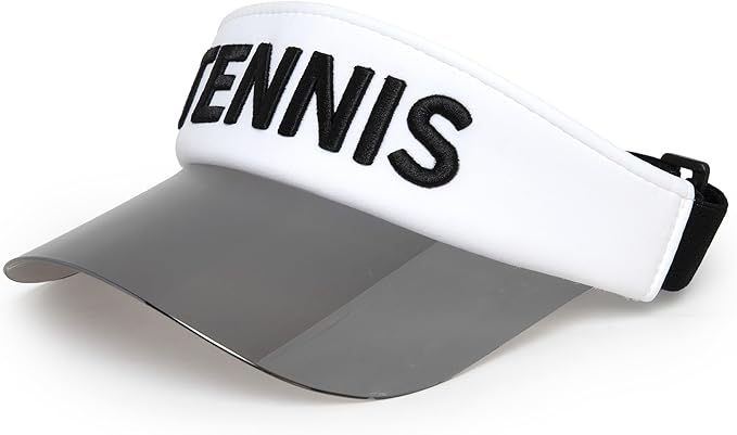 Funky Junque Women's UV 50 Adjustable Sun Visor - Golf Tennis Pickleball - Sports Themes Solid Colors Easter Pastels