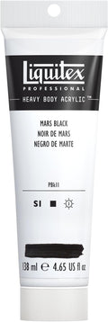 Liquitex Professional Heavy Body Acrylic Paint, 4.65-oz Tube, Mars Black by Liquitex