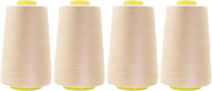 Mandala Crafts 4 Pack of Serger Threads Cones Spools by MandalaCrafts