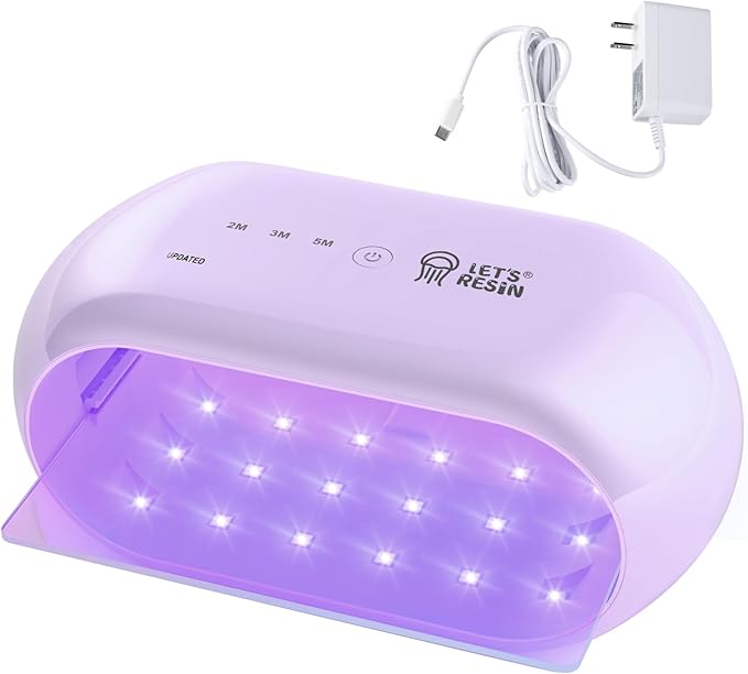 LET'S RESIN UV Light Advanced, Two-Sided Longer time Setting UV Lamp by LETSRESIN
