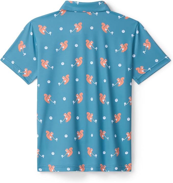 Tipsy Elves Kids and Toddlers Golf Shirts - Athletic Comfort Fit with Quick Dry Material