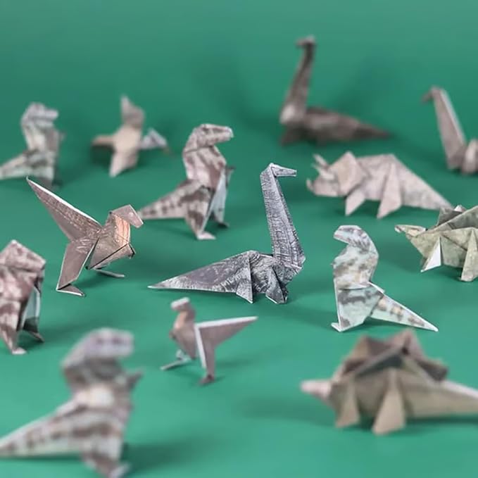 DIY Paper Cats Kit, Cute Kitten Origami Papercraft Kit, 50 Sheets DIY Origami - Image 4