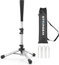 Storgem Baseball and Softball Tee,Batting Tee for Kids,Baseball Tees for Hitting,T Ball Training Stand,Easy Height Adjustment
