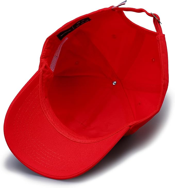 USA Trucker Hat for Men & Women American Flag Cap Adjustable Baseball Cap Mesh Snap Patriotic 3D Embroidered Cap