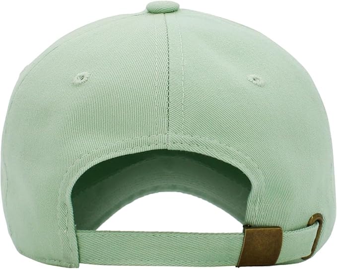 KBETHOS Classic Unisex Cotton Adjustable Low Crown Baseball Cap – Plain Dad Hat