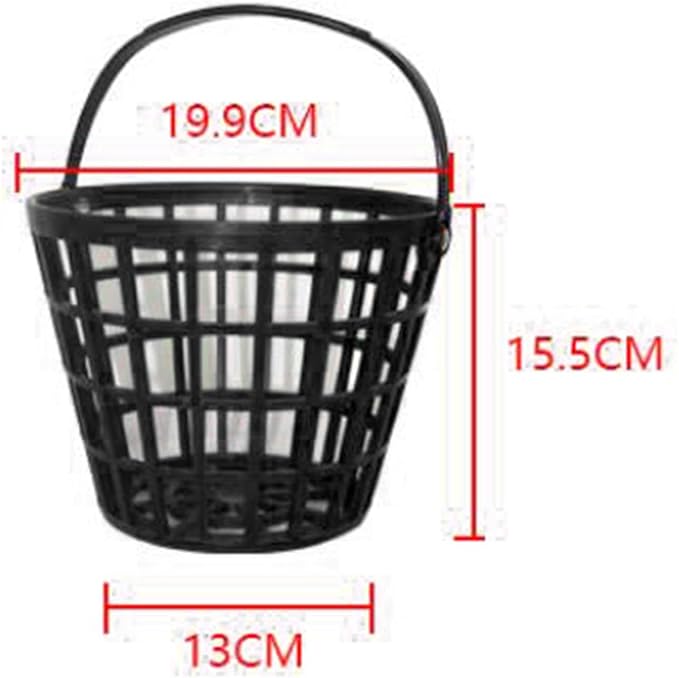 SM SunniMix Unbreakable Golf Ball Basket, Golfball Container with Handle Ball Holder Contains 25/50/100 Balls Range Accessories