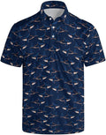 Mens Golf Shirts Golf Polo Shirts for Men Short Sleeve Polo Shirts Golf Gifts