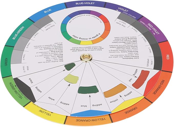 Pocket Color Wheel Chart, Double Sided Color Wheels - Image 2