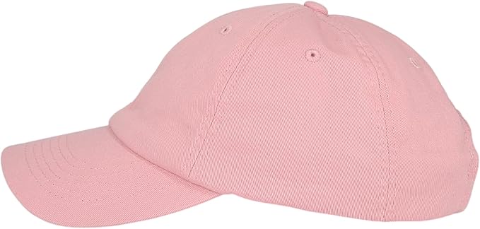 Classic Dad Hat Cotton, Low-Profile Plain Baseball Cap, Adjustable, Breathable and Packable