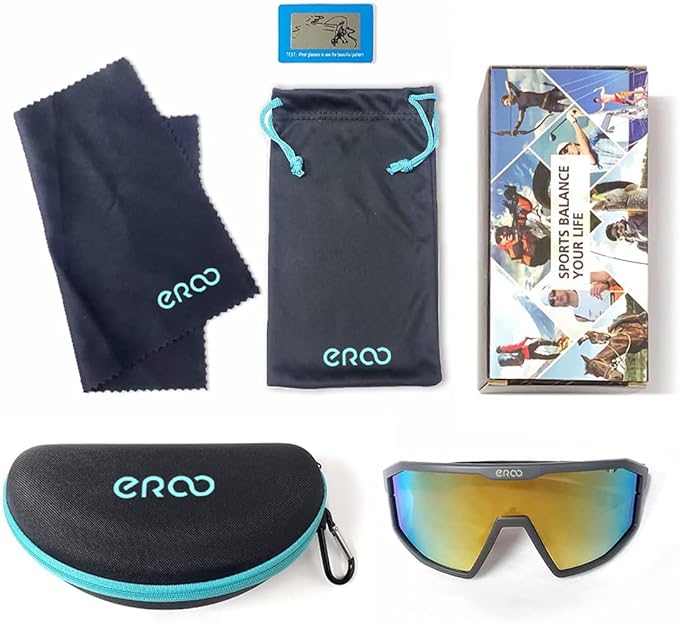 Eazyrun Youth Kids Polarized Sports Sunglasses for Age 8-12 Softball Baseball Cycling Glasses UV Protection for Girl Boy