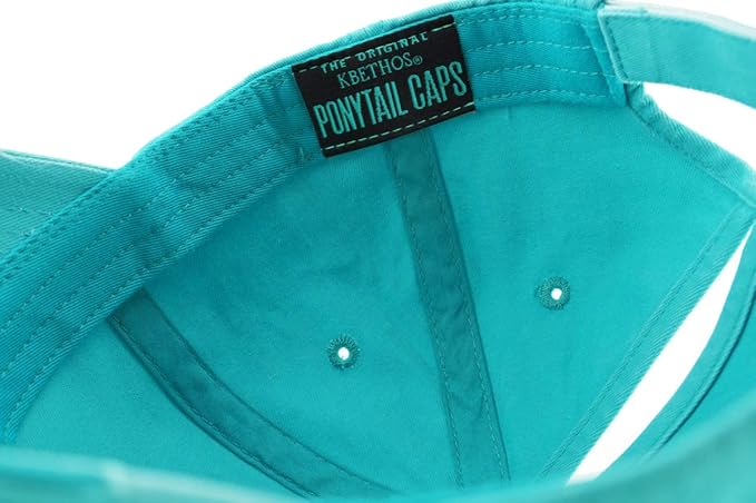 Classic Plain Ponytail Messy High Bun Headwear Adjustable Cotton Trucker Mesh Glitter Hat Baseball Cap