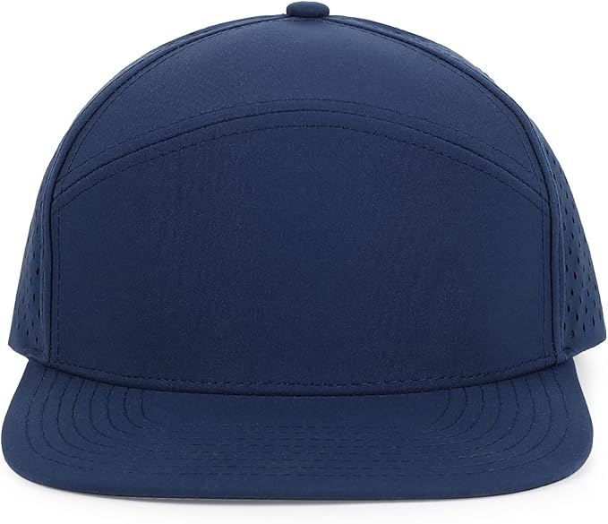 Quick Dry Baseball Cap Flat Brim Snapback Hat Sun and Rain Protection Golf Hat for Men Women