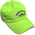 Custom Soft Baseball Hat Embroidered Dad Hat Fish Rainbow Trout Men & Ladies Baseball Cap Cotton