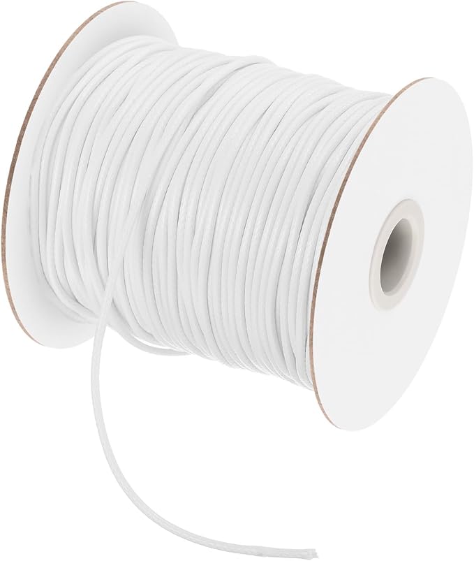 MECCANIXITY Waxed Cord 3mm Waxed Polyester Cord 44 Yard Wax String by MECCANIXITY