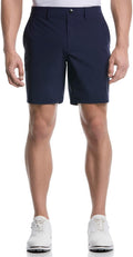 PGA Tour Men's 8" Solid Performance Stretch Pull-on Golf Shorts with Stretch Waistband, Moisture-Wicking, Sun Protection