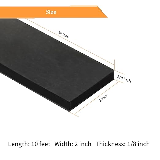 DOBTIM Solid Neoprene Rubber Strips - Image 4