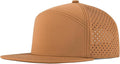 FEINION Men Flat Brim Adjustable Performance Hat Snapback Laser Perforated Baseball Cap