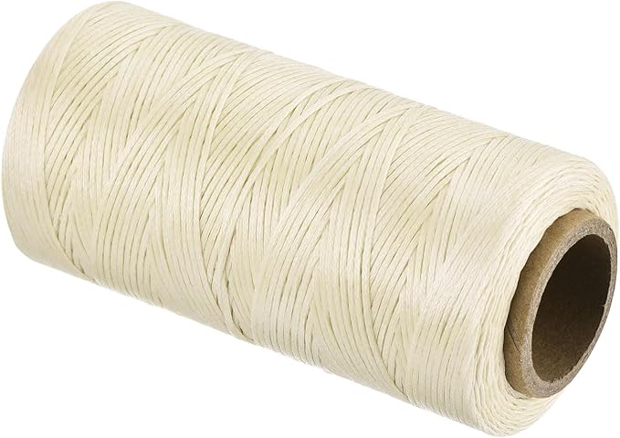 MECCANIXITY Waxed Thread, 197 Yard 1mm 210D Flat Wax Thread Polyester Waxed by MECCANIXITY