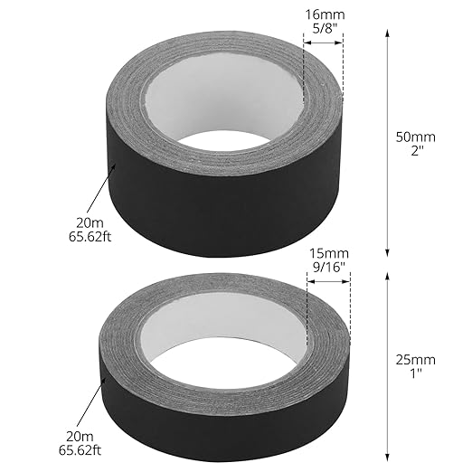 QWORK Bookbinding Repair Tape 1 Inch x 21.8 Yard & 2 Inch x 21.8 yeard Rolls - Image 6