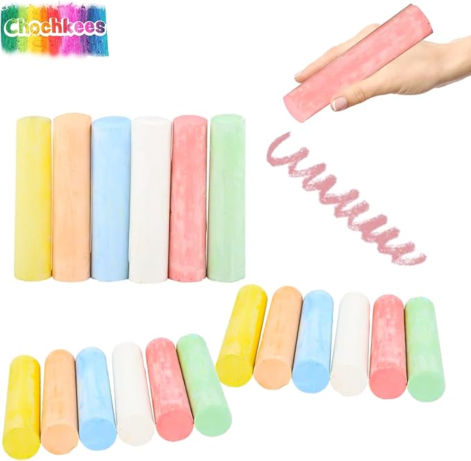 36 Jumbo Sidewalk Chalk, Jumbo chalk great - Image 3