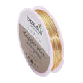 KC Gold Copper Wire 0.5mm Bead Cord by Beadia