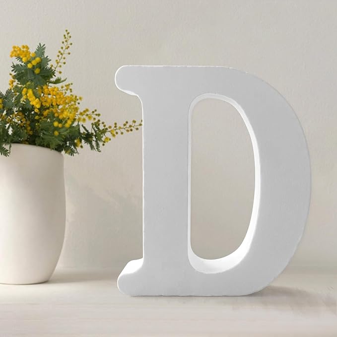 Wood Letters 4.3 Inch, Wooden Letters by UVEPBSMN
