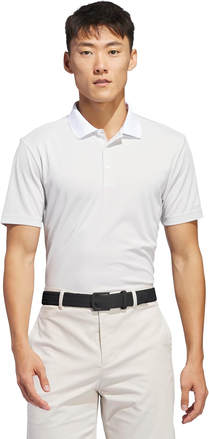 adidas Men's Performance Heathered Polo Shirt