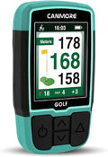 CANMORE HG200 Golf GPS - (Turquoise) Water Resistant Full Color Display with 41,000+ Essential Golf Course Data and Score Sheet - Free Courses Worldwide