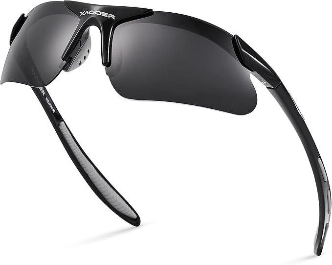 Xagger Kids Youth Polarized Sports Sunglasses for Boys Girls Baseball Softball Glasses TR90 Frame