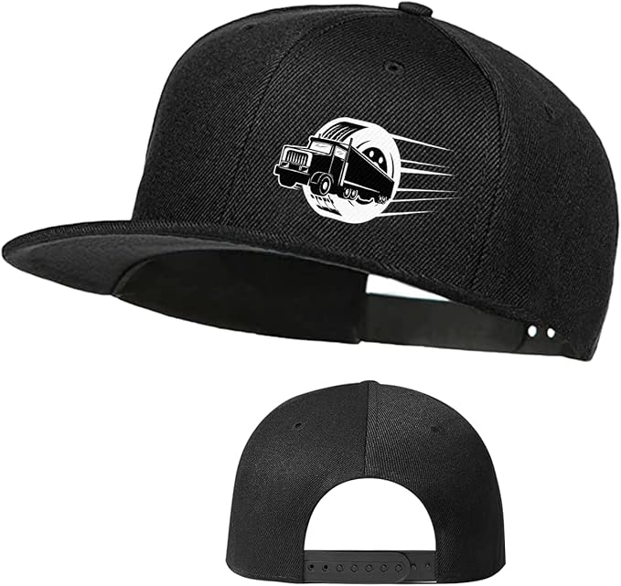 Skull Finger Flat Bill Hats for Men Black Mens Snapback Hat Baseball Cap Fitted Hat Rock N Roll Skeleton Hand Snap Backpack