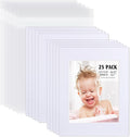 Egofine Pack of 25 White Mat Board Pre-Cut 8x10 Picture Mat by Egofine