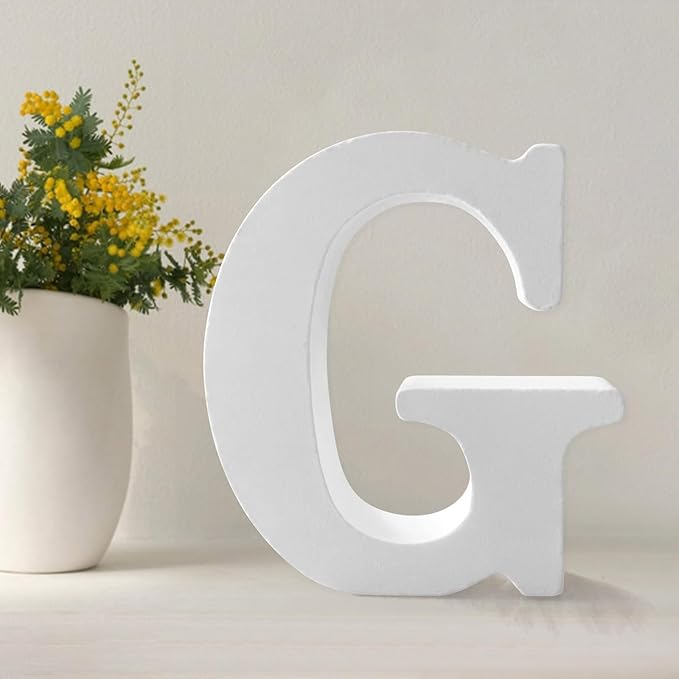 Wood Letters 4.3 Inch, Wooden Letters by UVEPBSMN