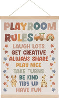 Playroom Decor Boho Poster Hanger, Nursery Decor Play Room Wall Decoration by Unknown