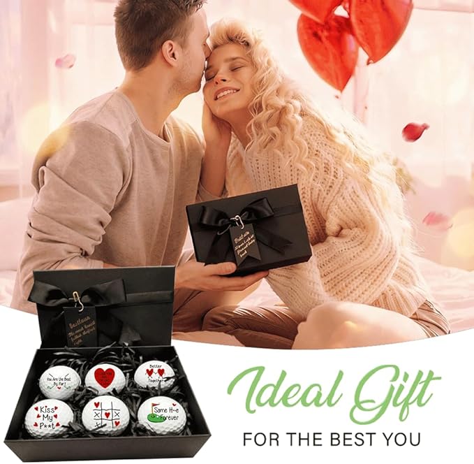 Funny Gifts for Husband Birthday Anniversary, Wedding Birthday Golf Balls Gifts for Him Boyfriend Golfers Lovers Father's Day Fan Humor, Golf Ball Romantic Diy Present for Men Couple from Wife
