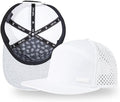UVCoolix™ Cooling Sweatband Flat Bill Golf Baseball Cap,Breathable Sun Protection,Water-Resistant Snapback Performance Hat