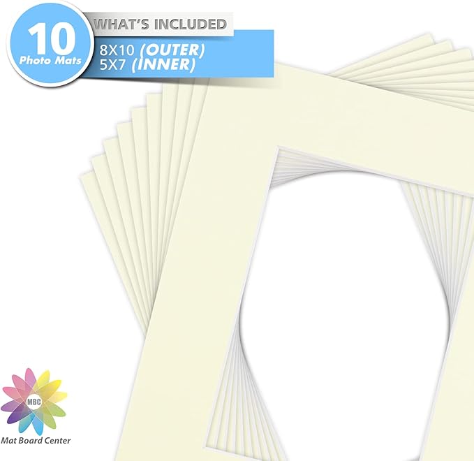 Mat Board Center, 8x10 for 5x7 Ivory Color Mats - Image 3