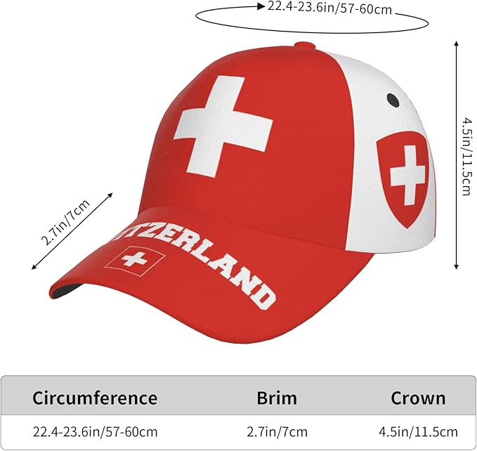 National Flags Baseball Cap for Men Women, Fashion Adjustable Sun Protection Visor Caps Trucker Hat Patriotic Caps