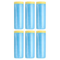 uxcell Pre-Taped Masking Film, 3.6ft x 66ft Plastic Paint Drop Cloth by uxcell