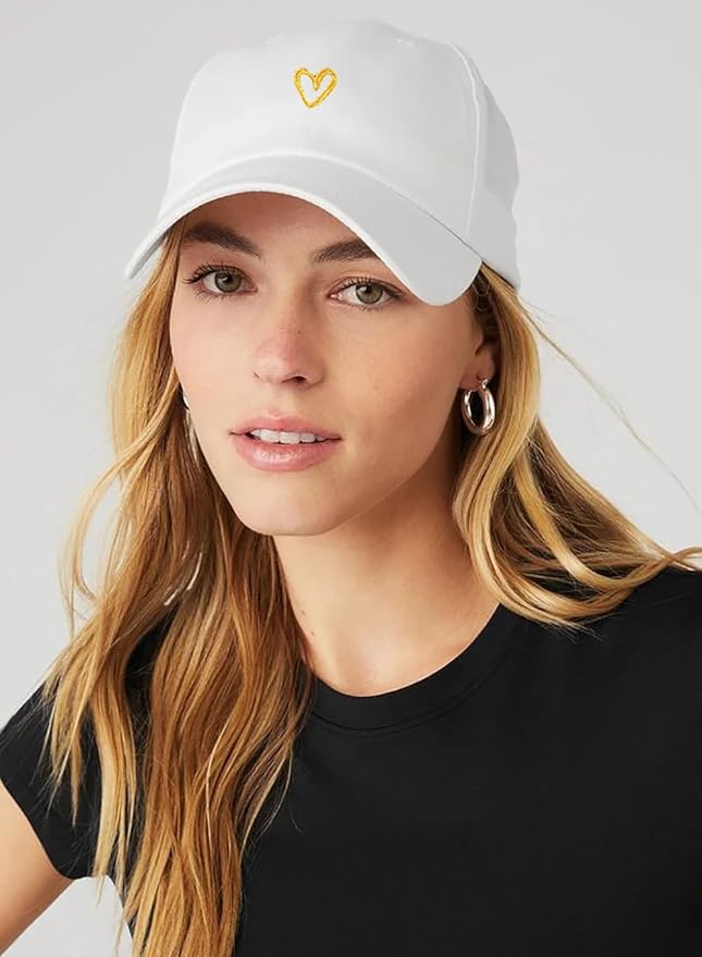 Malaxlx Women's Men's Fashion Baseball Cap Adjustable Strapback Hats Dad Hat Visor Sports Hat