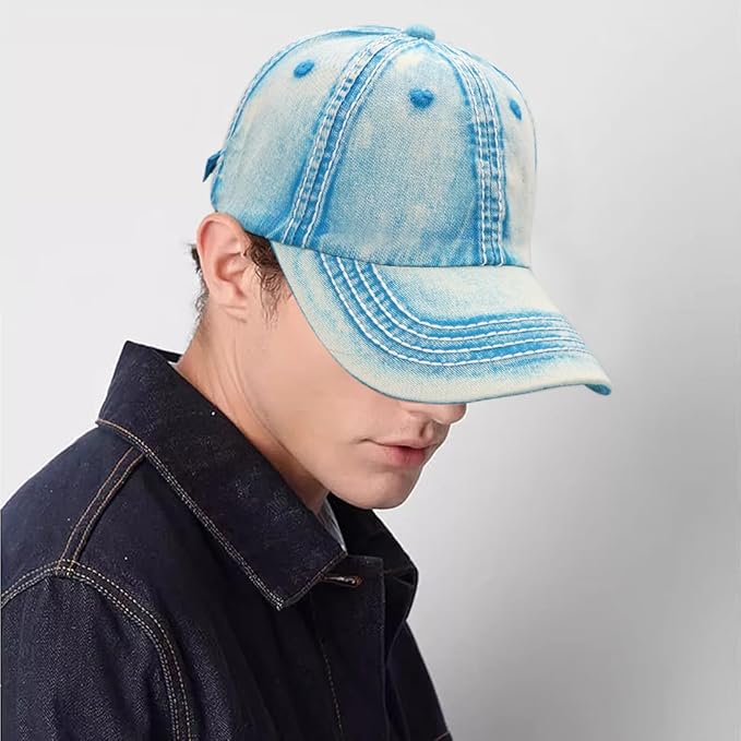 Baseball Cap Vintage Washed Hats Distressed Trucker Hat for Women Men