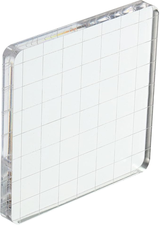 PATIKIL 3" x 3" Acrylic Stamp Block by PATIKIL