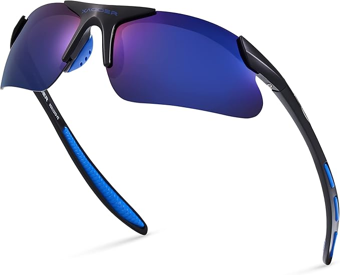 Xagger Kids Youth Polarized Sports Sunglasses for Boys Girls Baseball Softball Glasses TR90 Frame