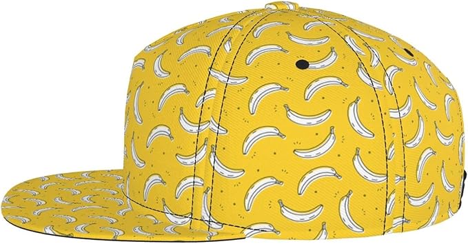 Fashion Snapback Hat for Men Women, Hip Hop Style Baseball Cap Flat Bill Hats Adjustable Trucker Sun Hat