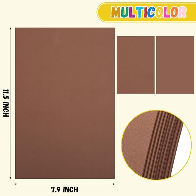 10 Pack Foam Sheets Craft 8 x 12 inch, Eva Color Foam Paper - Image 2