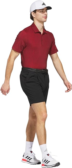 adidas Mens Ultimate365 Mini Bunker Polo Shirt